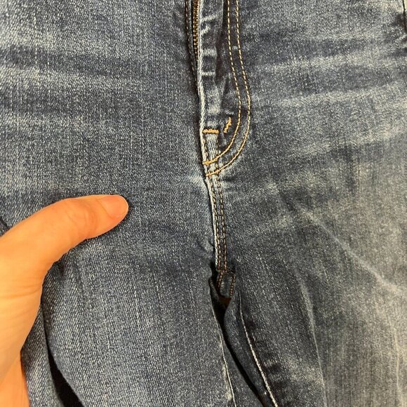 Mother High Waisted Looker Jeans Size 25 Teaming Up Dark Wash Skinny Leg Denim - Picture 5 of 11